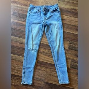 American Eagle Jeans Jegging Ankle Super Stretch Size 4